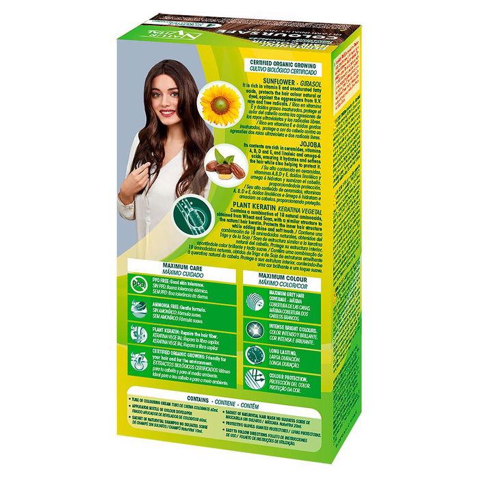 Natur Vital Coloursafe Teinture Permanente #4 Marron Sans Ammoniaque 150ml