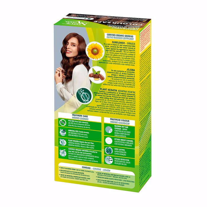 Natur Vital COLOURSAFE Colorant Permanent 5.7 Chocolat 150 ml Sans Ammoniaque Sans Parabènes