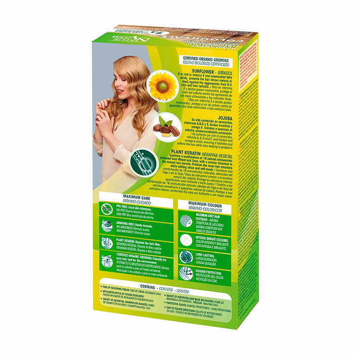 Natur Vital Coloration Permanente COLOURSAFE n° 7.3 Blond Doré Sans Ammoniaque Sans Parabènes 150 ml