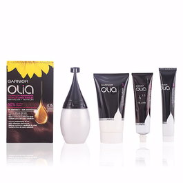 Garnier Olia Coloration Permanente Sans Ammoniaque Teinte 5.0 Brun Clair - Brillance, Cheveux Soyeux, Couverture 100% Cheveux Blancs