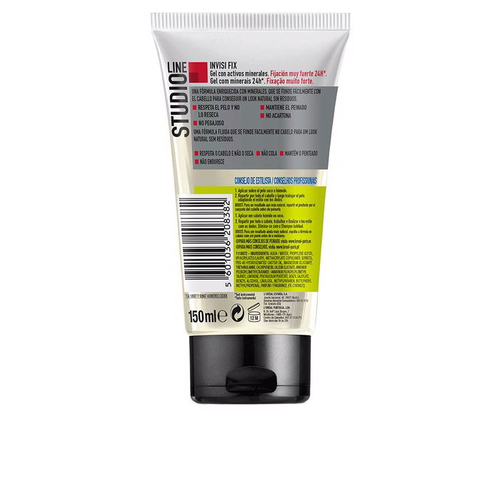 L'Oréal Paris STUDIO LINE invisi fix gel n° 6 Gel coiffant tenue forte 150 ml