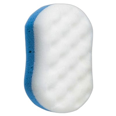 Beter Éponge de bain mixte peeling doux-rugueux, lot de 2 pièces