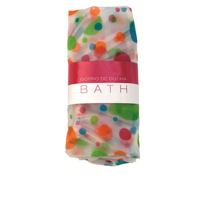 Beter Bonnet de douche multicolore pour cheveux - Design de taches colorées - Unisexe - 1 unité Beter Bonnet de douche multicolore pour cheveux - Design de taches colorées - Unisexe - 1 unité