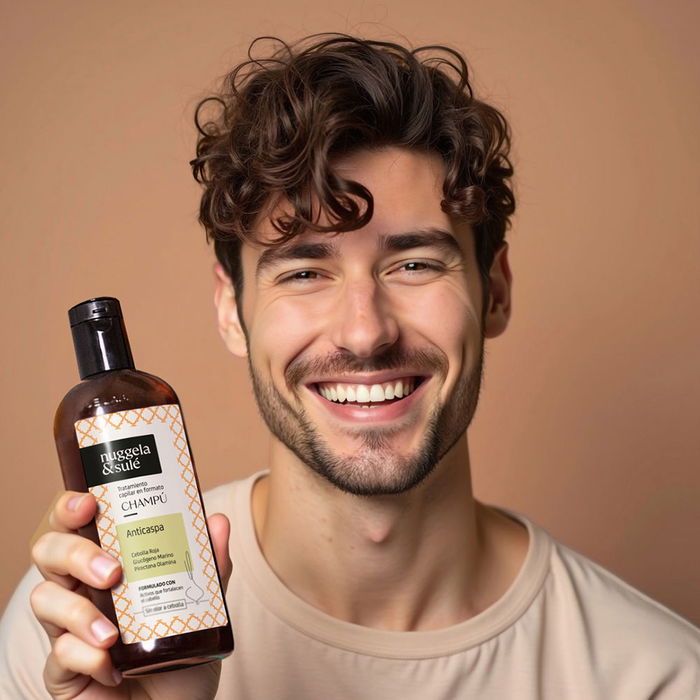 Nuggela & Sulé Shampoing Antipelliculaire Epigenetic 250 ml - Combat Pellicules Sèches et Grasses, Cheveux