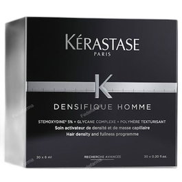KÉRASTASE Densifique Homme Traitement Capillaire Anti-Chute - 30 Ampoules de 6 ml