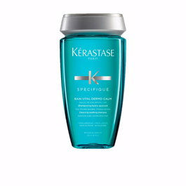 Kerastase Shampoing Dermo-Calm Bain Vital 250 mL pour Cuir Chevelu Sensible, à l'Extrait de Tamanu et Menthol, Hipoallergénique et Sans Silicone