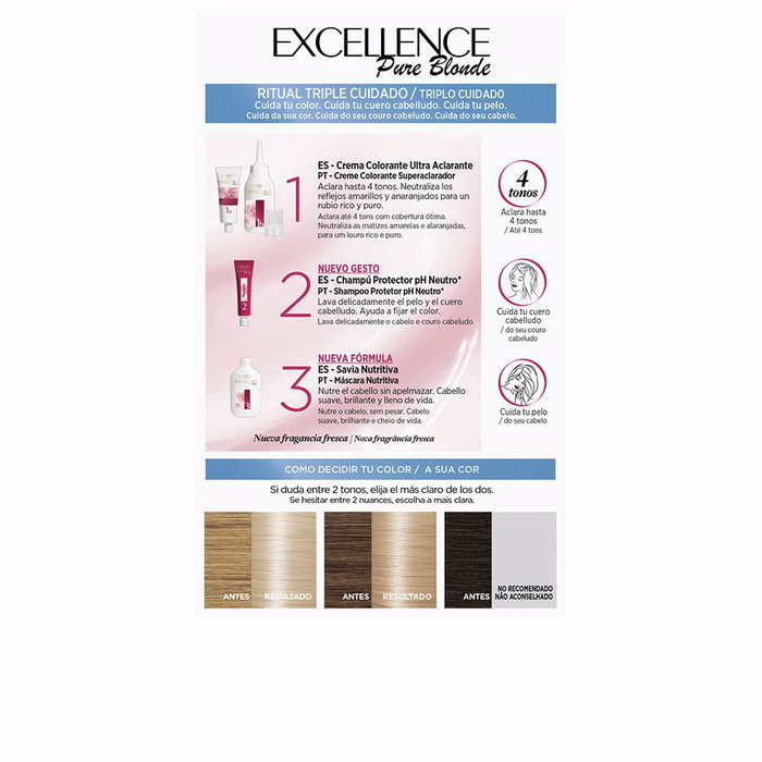 L'Oréal Paris EXCELLENCE Crème colorante #01 blond ultra clair naturel 192 ml