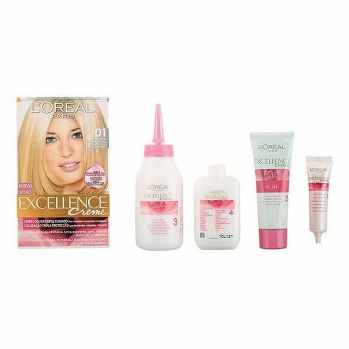 L'Oréal Paris EXCELLENCE Crème #01 blond ultra clair naturel, 192 ml