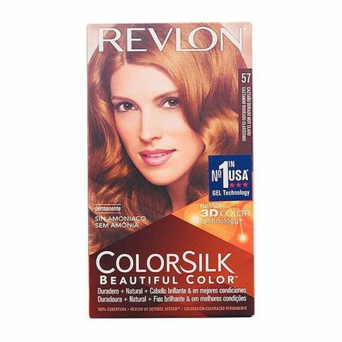 Revlon Mass Market COLORSILK 57-castaño dorado muy claro