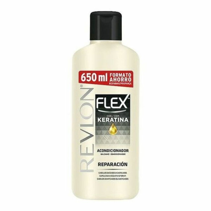 Revlon Mass Market FLEX KERATIN Après-shampooing Réparateur 650 ml Revlon Mass Market FLEX KERATIN Après-shampooing Réparateur 650 ml
