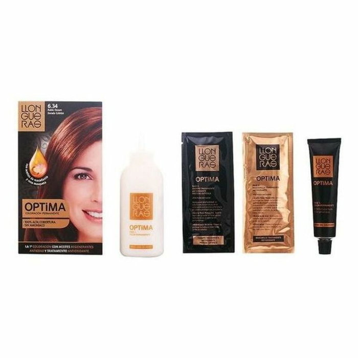 Llongueras OPTIMA Teinture capillaire 6.34-golden deep blond