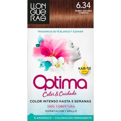 Llongueras OPTIMA Teinture capillaire 6.34-golden deep blond