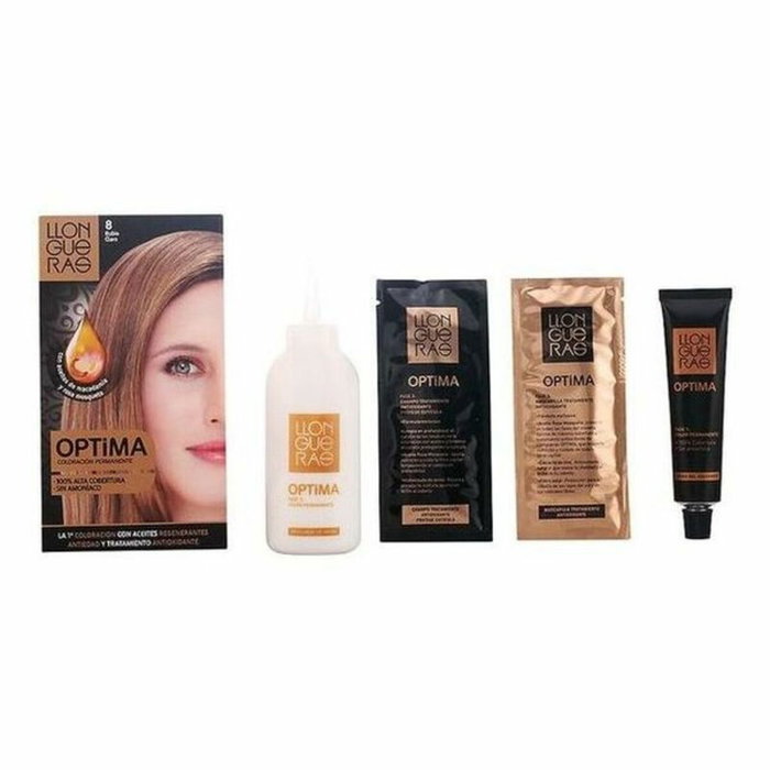 Llongueras Optima Teinture Capillaire Permanente Nº 8-Light Blond