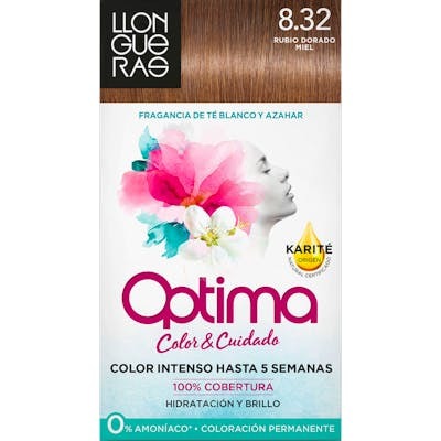Llongueras OPTIMA Teinture Capillaire 8.32-light blond natural