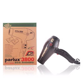 Parlux Sèche-cheveux 3800 ECO Noir Puissance 2100W Moteur K-Lamination Longue Durée 2000h Ionen Generator Céramique