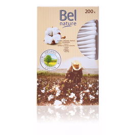 Bel Bastoncillos Coton Biologique Certifié ECOCERT 200 Pièces