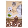 Bel Bâtonnets ouatés Nature en coton biologique et carton, 200 pièces