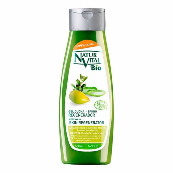Natur Vital Gel Douche Bio Régénérant Argan & Aloe Vera 500 ml