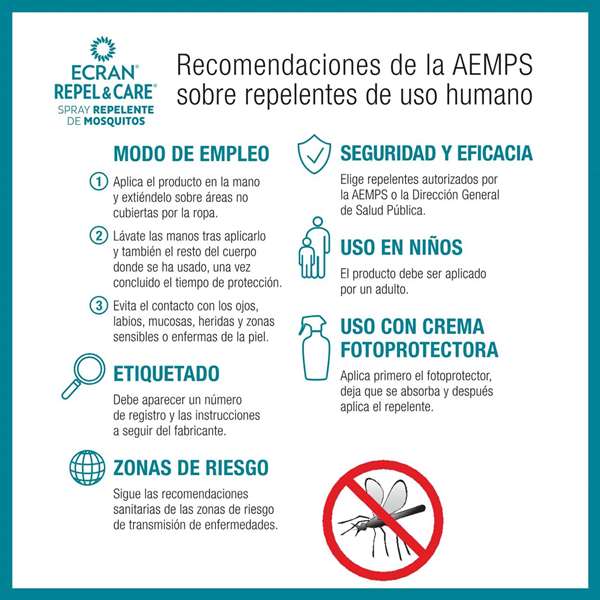 Ecran Spray Répulsif Anti-Moustiques 100 ml - En espagnol Ecran Spray Répulsif Anti-Moustiques 100 ml - En espagnol