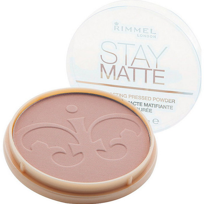 Rimmel London STAY MATTE poudre compacte 006-warm beige