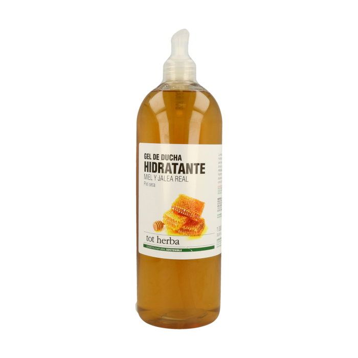 Tot Herba-Authex Gel Douche Hydratant Miel et Gelée Royale 1L Tot Herba-Authex Gel Douche Hydratant Miel et Gelée Royale 1L