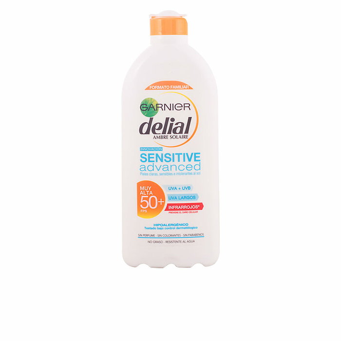 Garnier Delial Sensitive Advanced Lait SPF50+ 400 ml Garnier Delial Sensitive Advanced Lait SPF50+ 400 ml