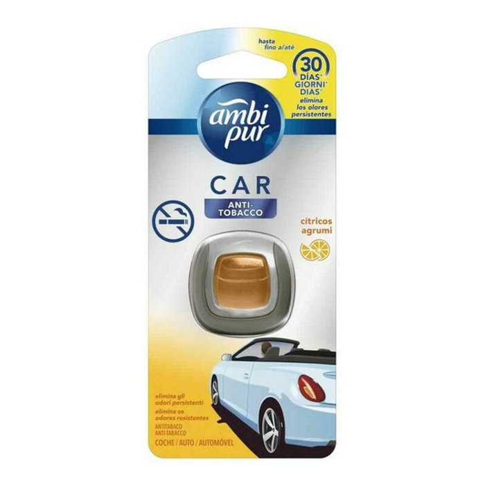 Ambi Pur Désodorisant Jetable pour Voiture Anti-Tabac Agrumes 125 g
