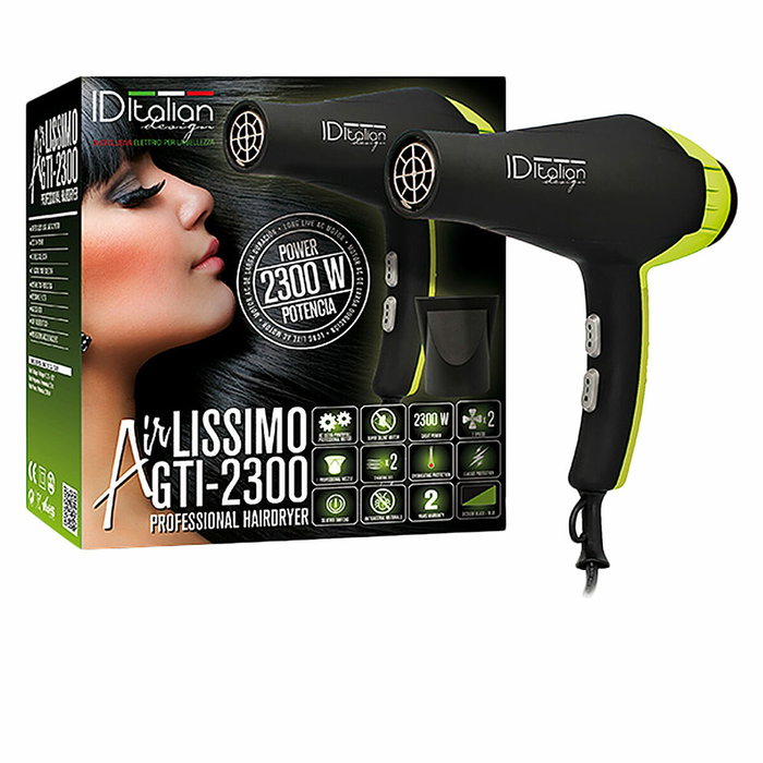 Id Italian AIRLISSIMO GTI 2300 Sèche-cheveux professionnel bleu 2300W Id Italian AIRLISSIMO GTI 2300 Sèche-cheveux professionnel bleu 2300W