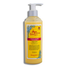 Alvarez Gomez - Savon liquide moussant hydratant à la glycérine, aloe vera et huile d'olive, flacon doseur 300 ml