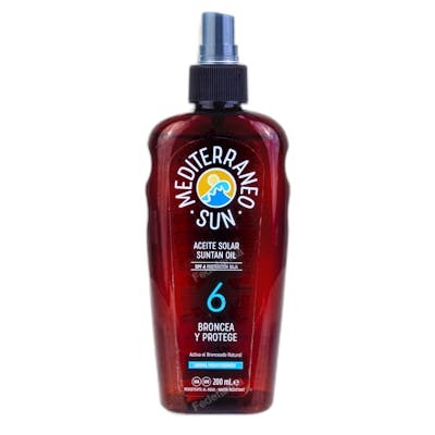 Mediterraneo Sun COCONUT suntan oil dark tanning SPF6 200 ml Mediterraneo Sun COCONUT suntan oil dark tanning SPF6 200 ml