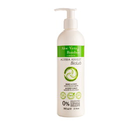 Alyssa Ashley Biolab Crème Corporelle Parfumée à l'Aloe Vera & Bambou 300 mL - Soin Hydratant et Calmant pour Piel Stressée, Anti-Âge