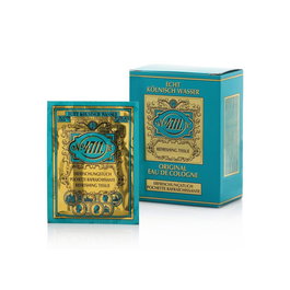 4711 Estuche de 10 Lingettes Rafraîchissantes - Eau de Cologne Originale, Fraîcheur Agrumes, Lavande, pour Voyage ou Sac