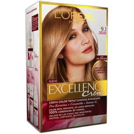 L'Oréal Paris Excellence Crème Coloration Permanente 9,1 Blond Clair Cendré
