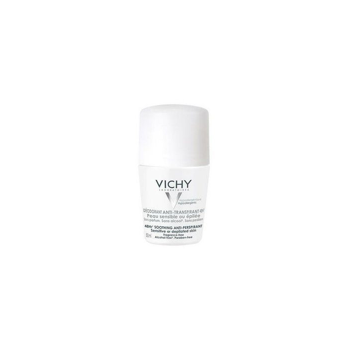 Vichy Déodorant Anti-transpirant 48h Roll-On Peaux Sensibles 50 ml