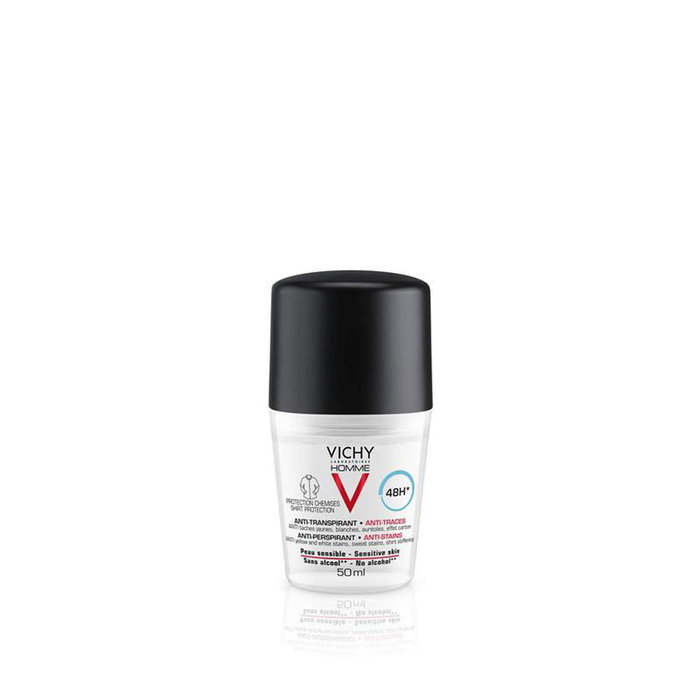 Vichy Homme Déodorant Roll-On Peaux Sensibles 50 ml