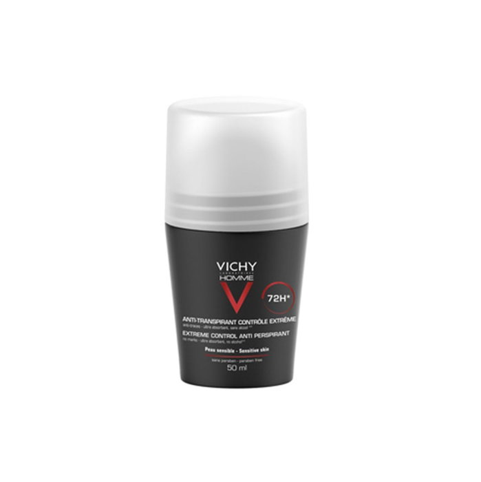 Vichy Homme Déodorant Anti-transpirant Roll-on 72h 50 ml