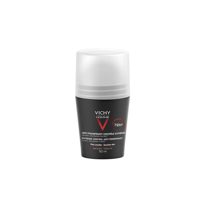 Vichy Homme Déodorant Anti-transpirant Roll-on 72h 50 ml
