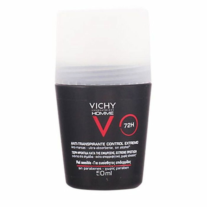 Vichy Homme Déodorant Anti-transpirant Roll-on 72h 50 ml