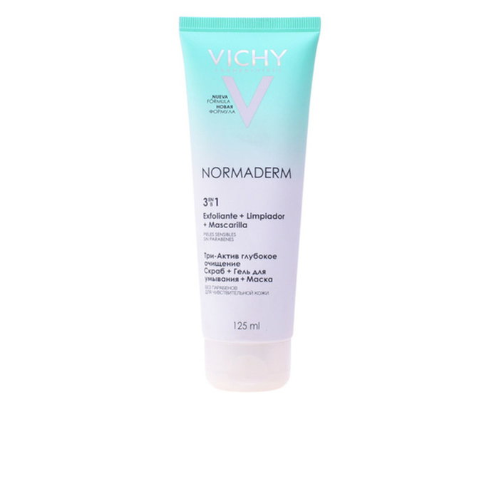 Vichy NORMADERM Exfoliant, Nettoyant et Masque 3-en-1 125 ml