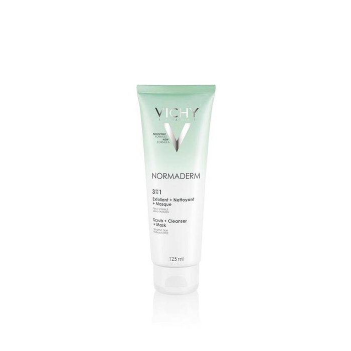 Vichy NORMADERM Exfoliant, Nettoyant et Masque 3-en-1 125 ml