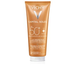 Vichy CAPITAL SOLEIL Lait Familial SPF50+ 300 ml - Protection Solaire Très Haute pour Peaux Sensibles