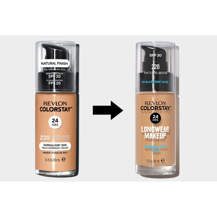Revlon Mass Market Fond de Teint ColorStay Peaux Normales à Sèches #220 Natural Beige 30 ml