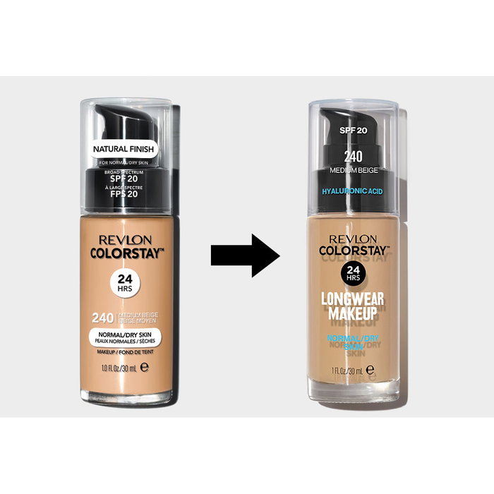 Revlon Fond de Teint ColorStay Peau Normale/Sèche #240 Medium Beige 30 ml SPF20 Revlon Fond de Teint ColorStay Peau Normale/Sèche #240 Medium Beige 30 ml SPF20