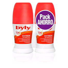 Byly Déodorant Roll-On EXTREM 72H Protection Longue Durée Unisexe Lot de 2 x 50 ml