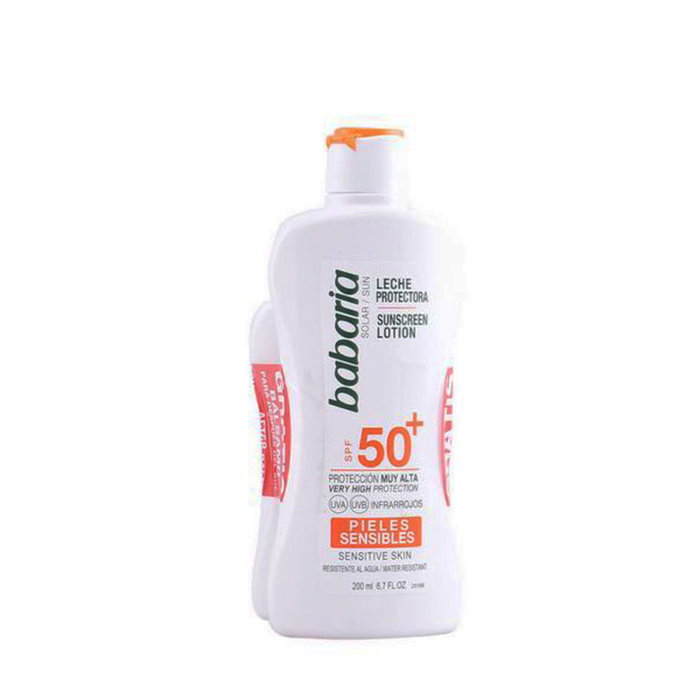 Babaria Coffret Lait Solaire Peaux Sensibles SPF50+ Babaria Coffret Lait Solaire Peaux Sensibles SPF50+