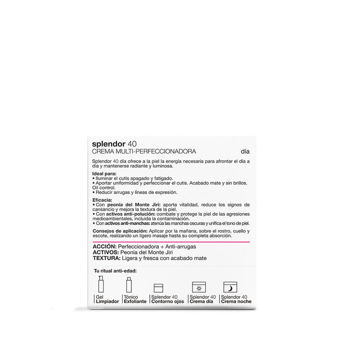 Bella Aurora SPLENDOR 40 Crème Multi-Perfection SPF20 50 ml Peaux Mixtes à Grasses Jour Anti-Âge