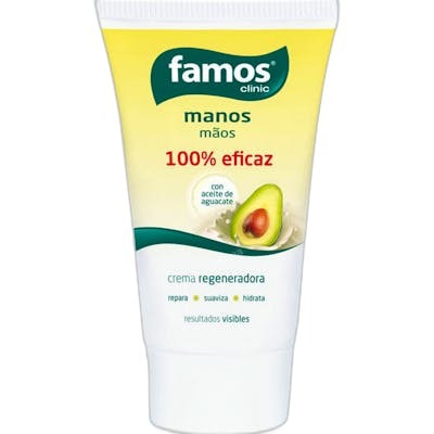 Famos Crème régénératrice pour les mains huile d'avocat 75 ml