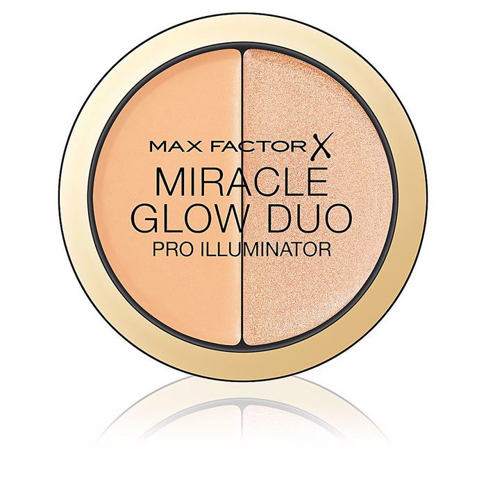 Max Factor MIRACLE GLOW DUO pro Illuminateur Palette #20 Medium - 11g - Pour Teint Parfait et Luminosité Max Factor MIRACLE GLOW DUO pro Illuminateur Palette #20 Medium - 11g - Pour Teint Parfait et Luminosité