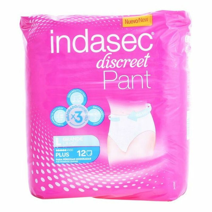 Indasec Pant Plus Taille XL - 12 unités