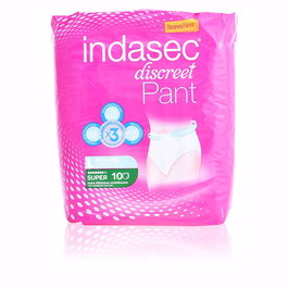 Indasec SUPER PANT Culotte taille XXL Femme - Lot de 10 unités absorbantes et anti-fuites